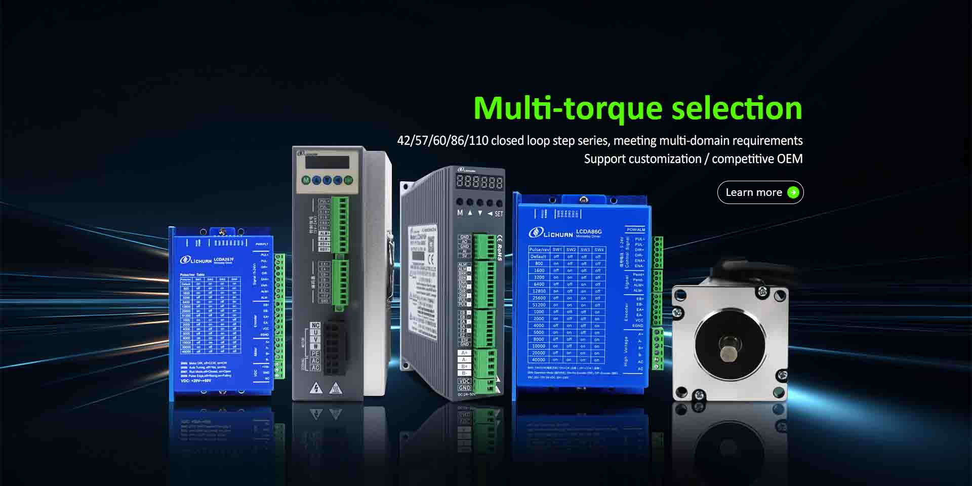 Kínai zárt hurkú nyitott hurkú léptetőmotor meghajtó gyára