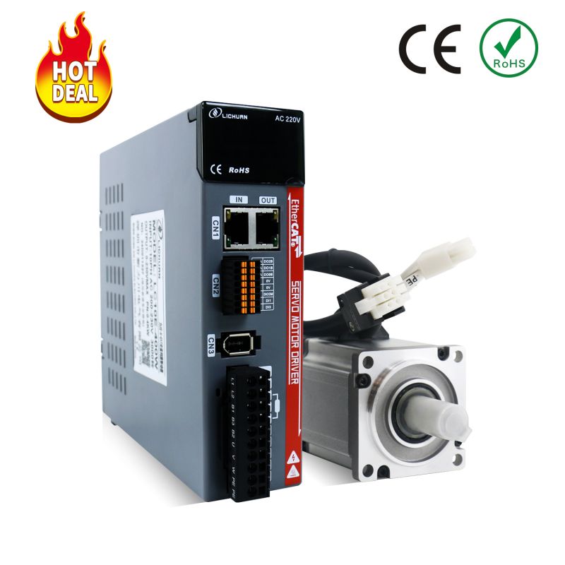 Ethercat AC szervomotor 400W 3000rpm 1,27nm A készlet